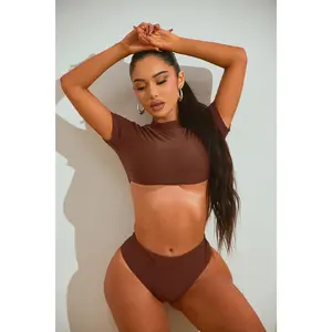 Another Beach Trip 2 Piece Bikini - Chocolate