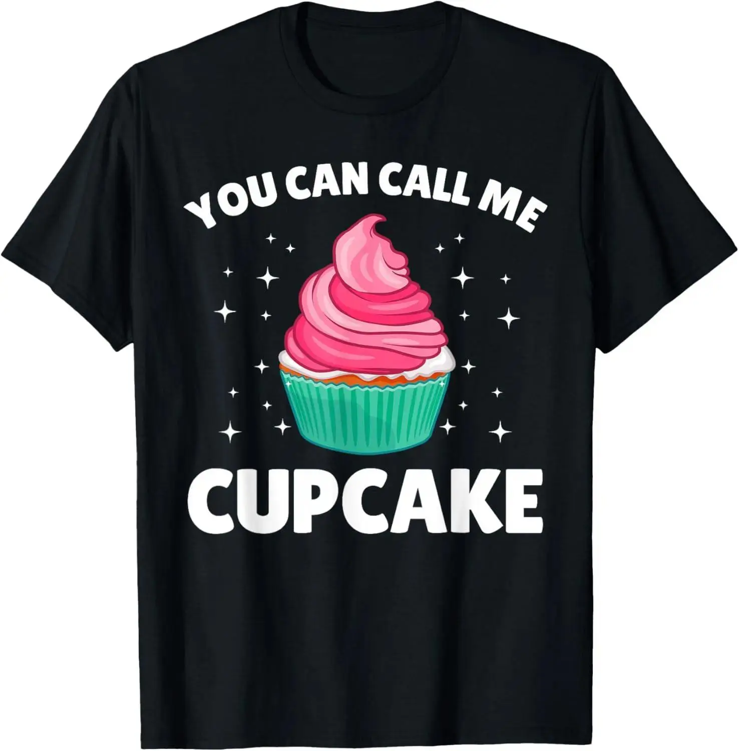 Cute Cupcake Graphic T-Shirt, Sweet Dessert Bakery Shirt, Funny Cupcake Lover Tee, Baking Gift for Bakers, Cake Lovers, Pastry Fans, Unisex Short Sleeve Casual Shirt for Men Women, Foodie Streetwear Top