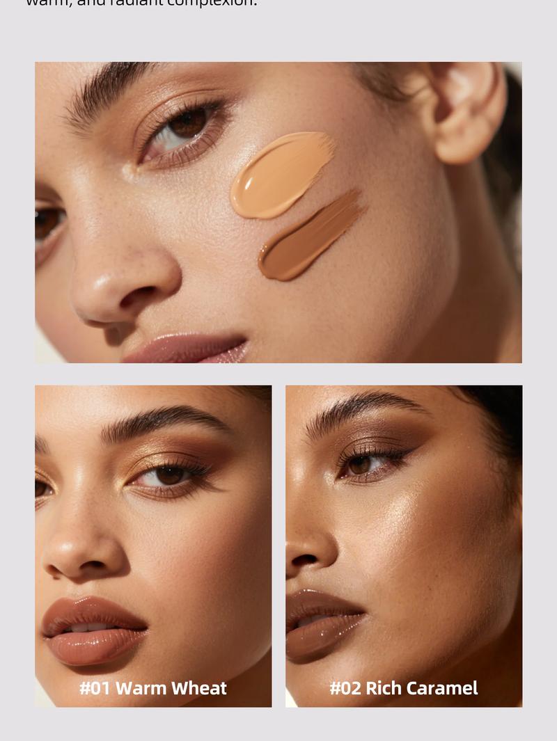 BEAUTNICE Long Wear Light Foundation, Available in Shades 01 and 02, 30ml, Long-Lasting Formula for a Flawless All-Day Look