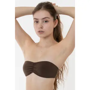 83007GD - Garment Dye Ruched Tube Bra