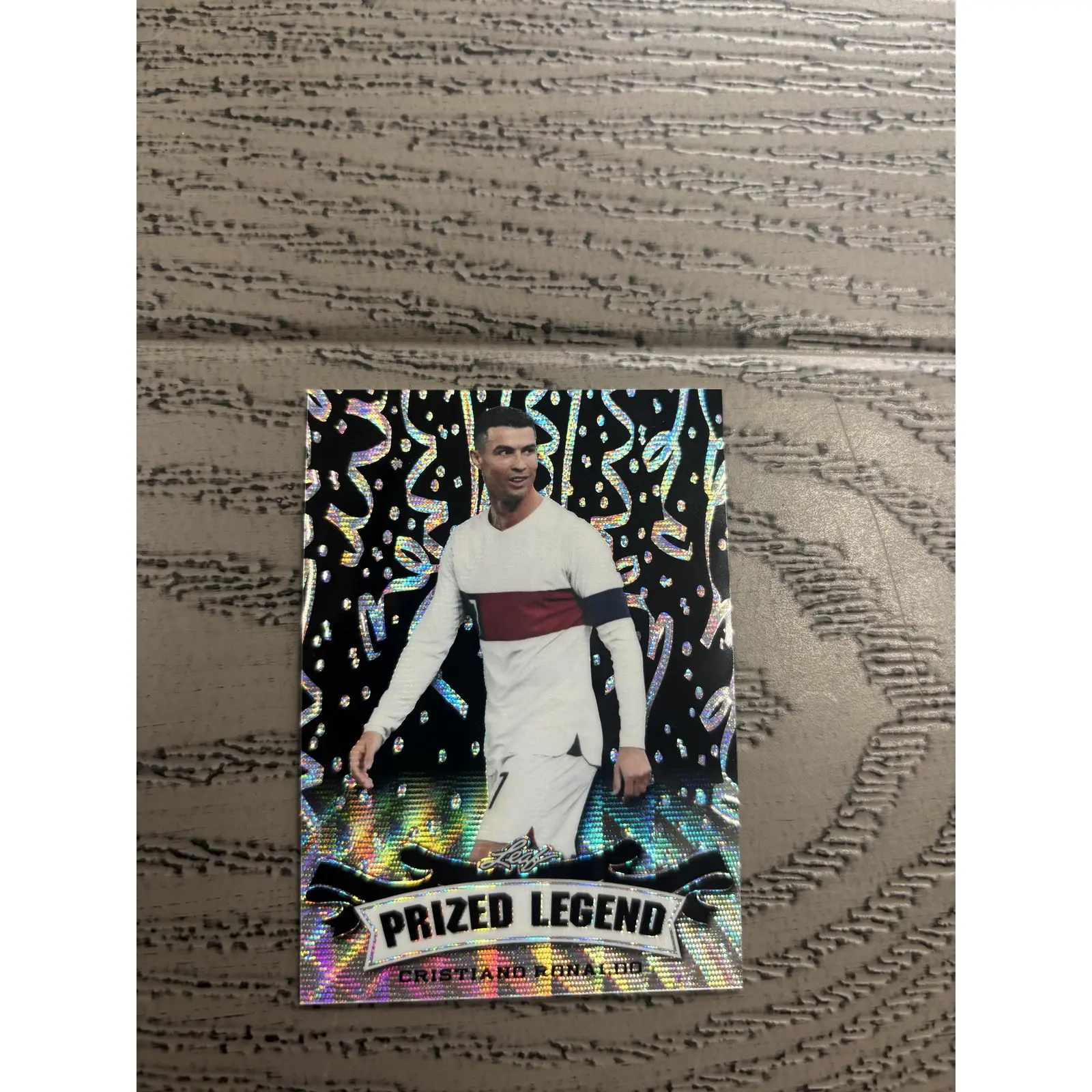 Cristiano Ronaldo 2023 Leaf Prized Legend Metal Black /7 RC Portugal