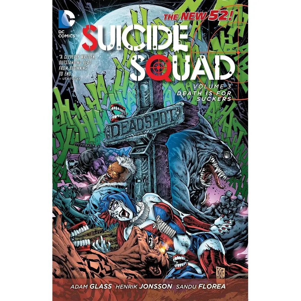 USED Book - Suicide Squad, Volume 3: Death Is for Suckers (the New 52) by Glass, Adam (Paperback) - english