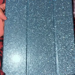 Case for iPad (A16) 11th Gen 11-Inch, iPad 10th Generation, Smooth Glitter Sparkly Slim Cover with Shiny Clear Back Shell & Pencil Holder, Smart Tablet Computer pu Leather Protective Cases, hybrid Lightweight tri-fold Stand , kid girl, Light Pink