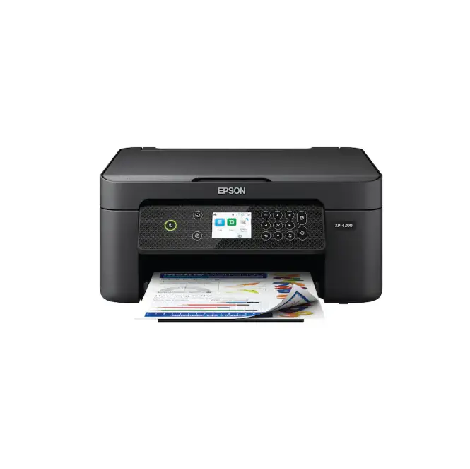 Epson Expression Home XP-4200 Wireless All-in-One Inkjet Printer, Color Printer with Print, Scan & Copy, Wi-Fi, Auto 2-Sided Printing, Mobile Printing, 2.4" Color LCD, Compact Home Printer for Photos, Documents & School