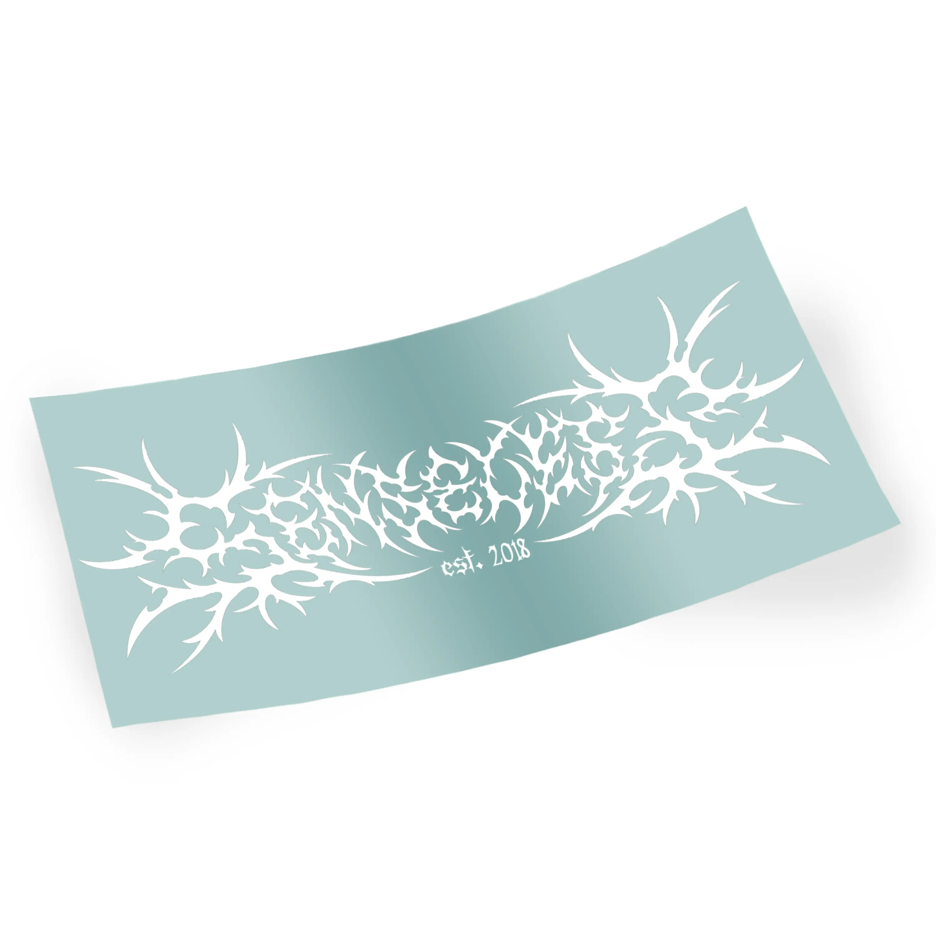 Senseless Metal Logo Banner V3 Car Window Banner