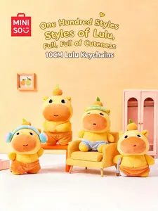 MINISO River Otter “Lululu” Plush Hanging Figurine – Quirky Capybara Toy, Gift for Women