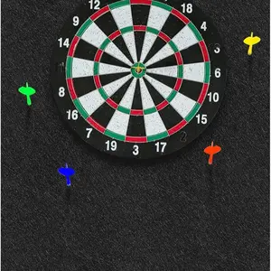 Trintion Wall Protector for Dartboard, Self-Adhesive Durable Surround, 12"x12" Dartboard Padding for Wall Protection, Darts Gear