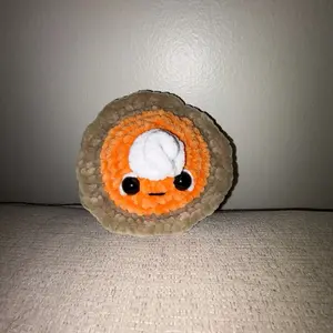 Crocheted Pumpkin Pie Plushie