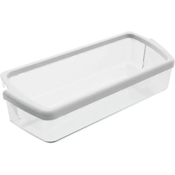 HECASA W10321304 WPW10321304 AP6019471 1 PC Refrigerator Door Shelf Compatible with Whirlpool Refrigerator 2171046 2171047 2179574 PS11752778 Replacement only PC Plastic Clear Door Bin Shelf -1 PC