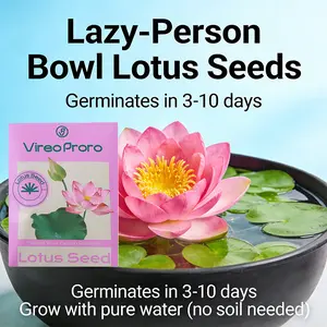 Gorgeous Lotus Flower Seeds – Easy to Grow, Perfect for Garden and Pond