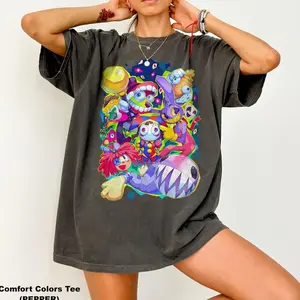 Comfort Colors The Amazing Digital Circus Shirt -Tadc Shirt,Tadc Sweatshirt,Jax Tee,Pomni Tshirt,Gangle Tshirt,Ragatha,Caine,Bubble,Zooble B