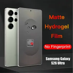 999D Matte Water Gel Film for Samsung Galaxy S26 Ultra S26+ Plus S26 5g, Anti-Scratch Wear Resistant Screen Protector, High Quality Protective Sticker