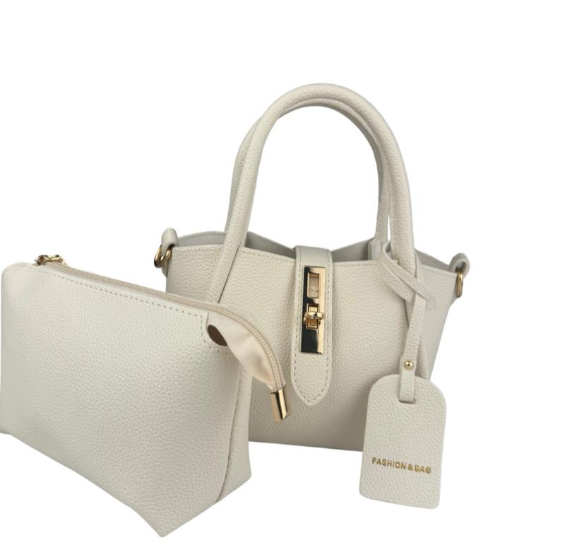 Women’s Twilly Scarf Decor - Fashionable Small-size Crossbody Bag with Adjustable Strap, Simple Lychee Pattern, Trendy Daily Wear Commuter Bag, Adorable Purse for Spring& Summer