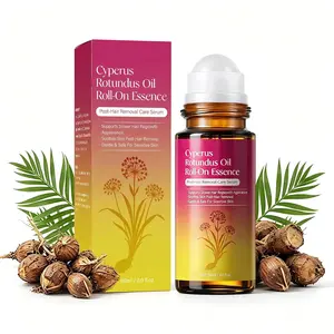 Cyperus Rotundus Oil for Hair Removal Natural for Reducing Body Hair Growth, Reduces Unwanted Hair Growth,Underarm Care Roll-On Serum, Sensitive Skin, Non-Greasy 2.02 Fl Oz