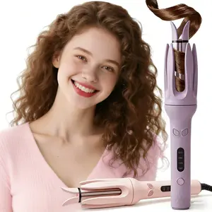 Automatic Hair Curling Iron, 4 Temperature Settings, 28mm Hair Curler,Dual Voltage Rotating Curling Iron, 1 1/4 Inch Fast Heating and Auto Shut-Off Function, Suitable for Professional Hairstyling