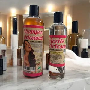 COMBO SHAMPOO ARTESANAL y Aceite Artesanal De BATANA CAPILAR- CON ACEITE DE BATANA, CANELA, ROMERO, GENGIBRE Y AJO- 2 piezas