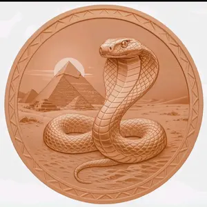 5 oz Pure .999 Fine Copper Round - World of Dragons Series High Relief 3D