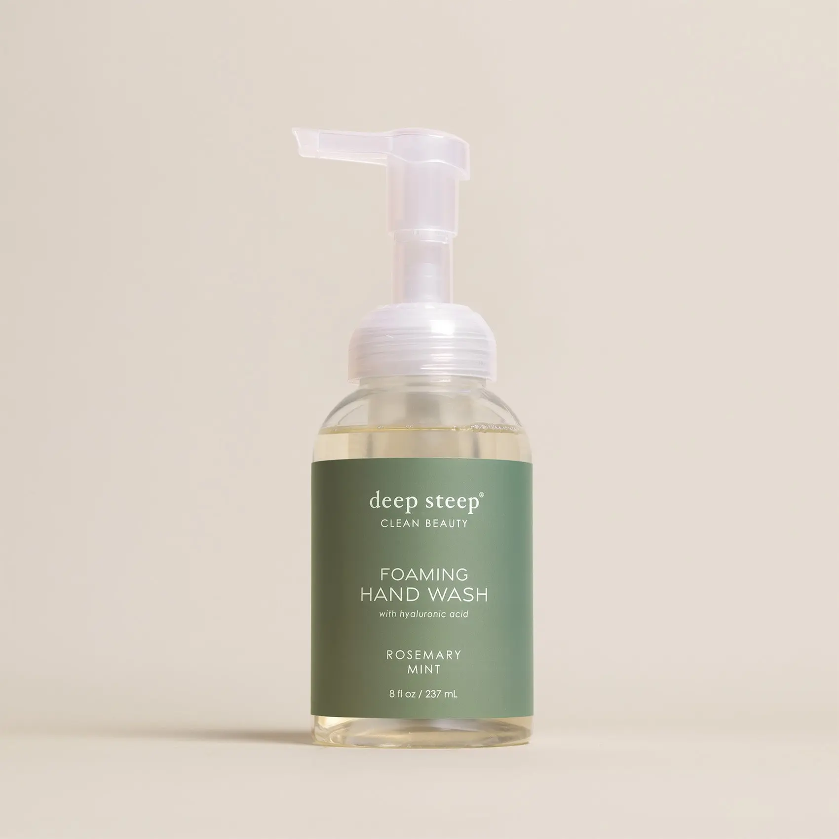 Rosemary Mint Scented Foaming Hand Wash - Aloe, Hyaluronic Acid Infused, Moisturizing, Soothing, Organic Fragrance with Nail Care Benefits for Comfortable Skin