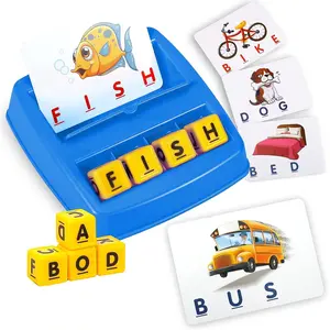 English Word Pairing Recognition Game, 30pcs/set Educational Word Pairing Recognition Game Card, Parent-child Interactive Toy, Gift for Boys & Girls