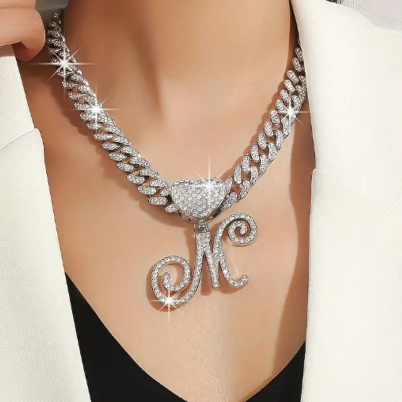 Elegant Rhinestone, Sparkling Jewelry Accessory, Perfect Gift for Special Occasions, Personalized High-Quality Craftsmanship, Fashion Accessory, Jewelry, Fashionable Chain Decorated