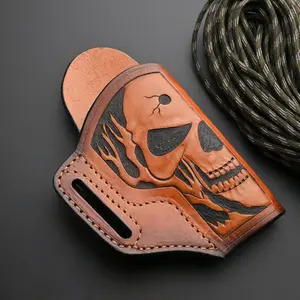 1911 model semi enclosed holster, made of high-end leather, comfortable and practical to wear, suitable for multiple scenarios