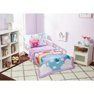Unicorn Dreams 4-Piece Toddler Bedding Set