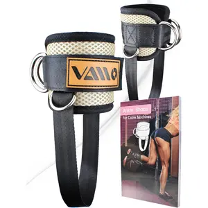 Ankle Straps for  Machines,Adjustable Comfort fit Neoprene, Reinforce Double D-Ring -  Ankle Cuffs to Improve  , Lift The Butts, Tone The  for Men & Women