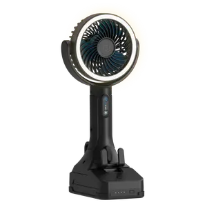 AirLux Pro Portable Fan with Built-in Lighting & Charging Capability - Powerful Airflow for Anytime Comfort