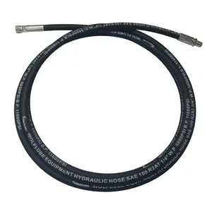 Wolflube Grease Hose - 1/4in - 50ft - NPTM-NPTF - 150802