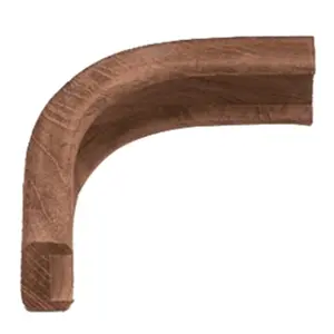 212 MAIN SeaTeak Teak Track Outside Corner Molding - 0.75", Corner Shape, Track Profile (for Kayaking, Water Sports)