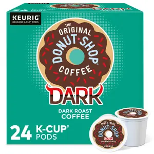 The Original Donut Shop, Dark, Decaf, Regular Roast K-Cup Coffee Pods, 24 Count