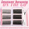 Lash Clusters Book 30D/40D/50D/60D/80D/100D Clusters Book Extensions Kit lash clusters kit Eyelash Extension Kit Eye Lashes, fairy lash clusters Extension Kit Lashes Clusters KitWispy Manga Lashes, Individual Lashes Eyelash Extension Makeup