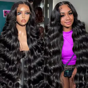 Midulla Body Wave Lace Front Wigs Human Hair 200% Density Frontal Wigs Human Hair Wigs for Black Women 13x4 Lace Front Wigs Human Hair Pre Plucked with Baby Hair