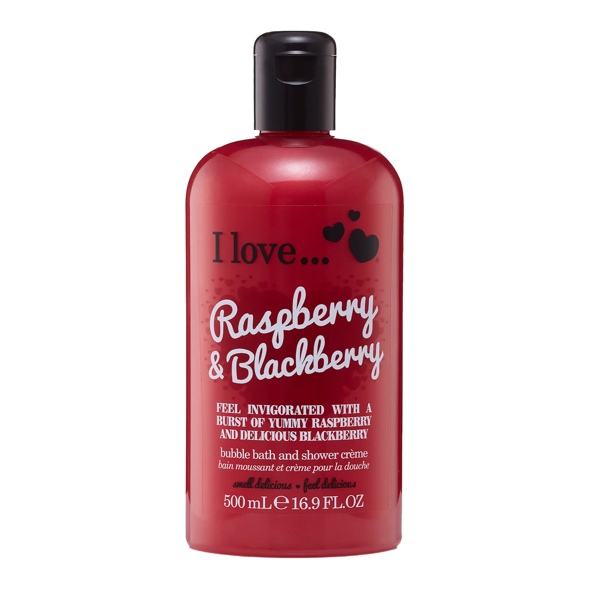 I LOVE Raspberry and Blackberry Bath and Shower Cream, Hydrating Body Wash and Bubble Bath - 16.9 oz I LOVE Raspberry and Blackberry Bath and Shower Cream, Hydrating Body Wash and Bubble Bath - 16.9 oz