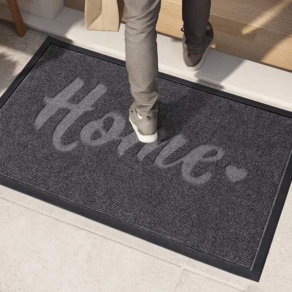 Color & Geometry Heavy-Duty Non-Slip Doormat - Outdoor Entry Welcome Mat with Traditional Look, for Home Entryway Double Door Use (Indoor/Outdoor) Carpet