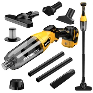 Cordless Vacuum for Dewalt 20V MAX Battery, 5 in 1 Handheld Electric Vacuum Cleaner with 450W Brushless Motor, 24Kpa Stick Hand Vacuum with Filtration HEPA for Floor, Carpet, Car (Not include Battery)
