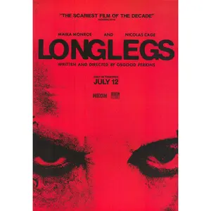 Longlegs Movie Poster No Frame Gift for Christmas, Halloween, Thanksgiving, Black Friday