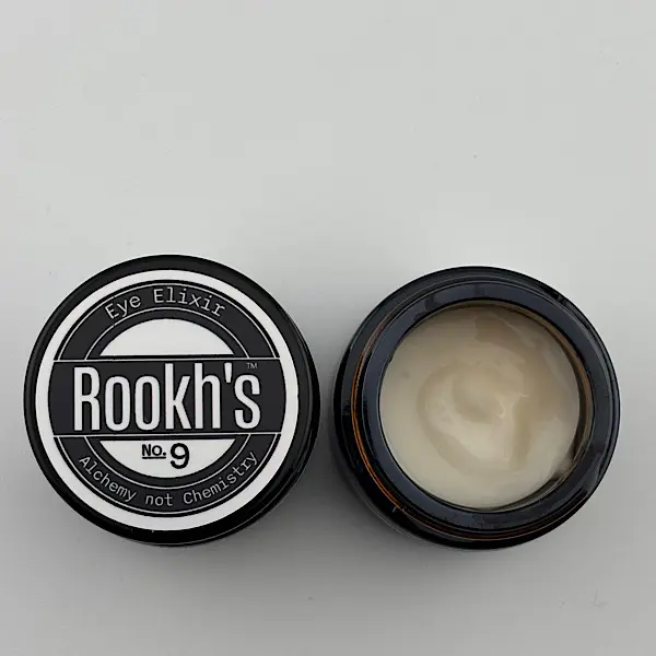 Rookh’s Eye Elixir – Hydrating Eye Cream for Under Eye & Eyelids | Fragrance-Free | 0.5 oz