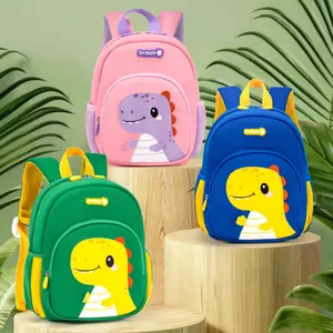 Sesame Baby New Dinosaur Kindergarten Backpack Cartoon Cute Boys and Girls Mini Handheld Children's Double Shoulder Storage