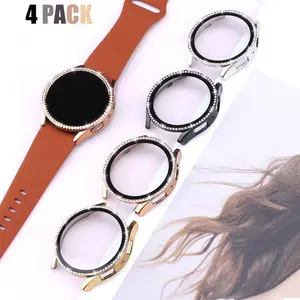 4pcs HD Screen Protector Film, Fashion Casual Lightweight Durable Touch Sensitive, Women's Design, Four Color Set, Samsung Galaxy Watch 7, Smart Watch Accessories