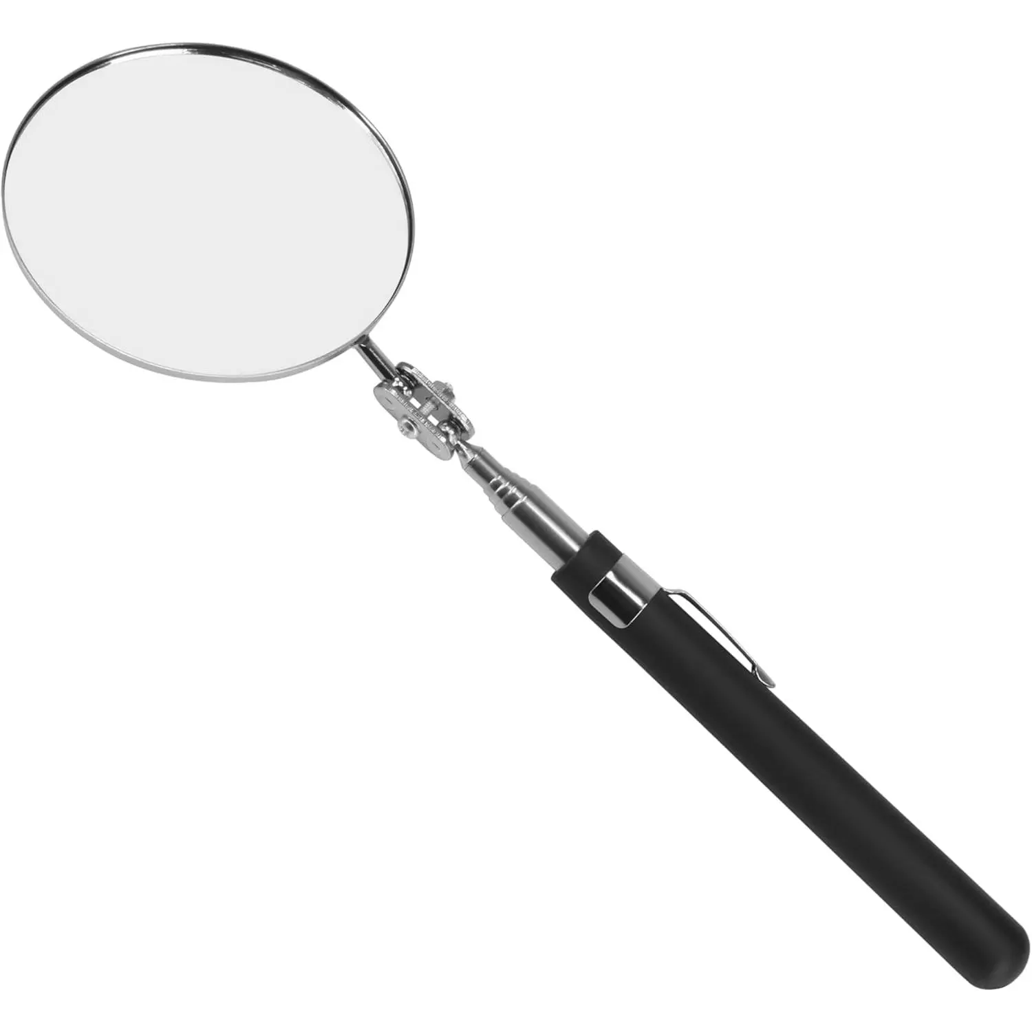 360 Rotatable Telescopic Inspection Mirror with Buckle for Versatile Viewing and Welding Applications