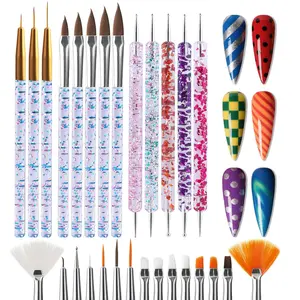 28pcs Nail Art Brushes, Nail Art Tool Set,