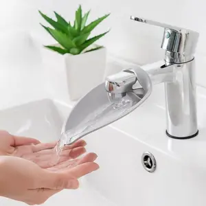 Child-Friendly Sink Faucet Extender, Kitchen Water Diversion Splash Guard, Long Reach Design for Easy Handwashing Convenience