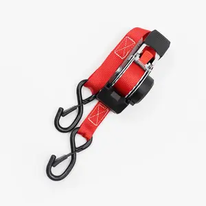 1 Inch 700kg Ratchet Strap 3m Length Automatic Retractable Tightening Strap Bundling Strap