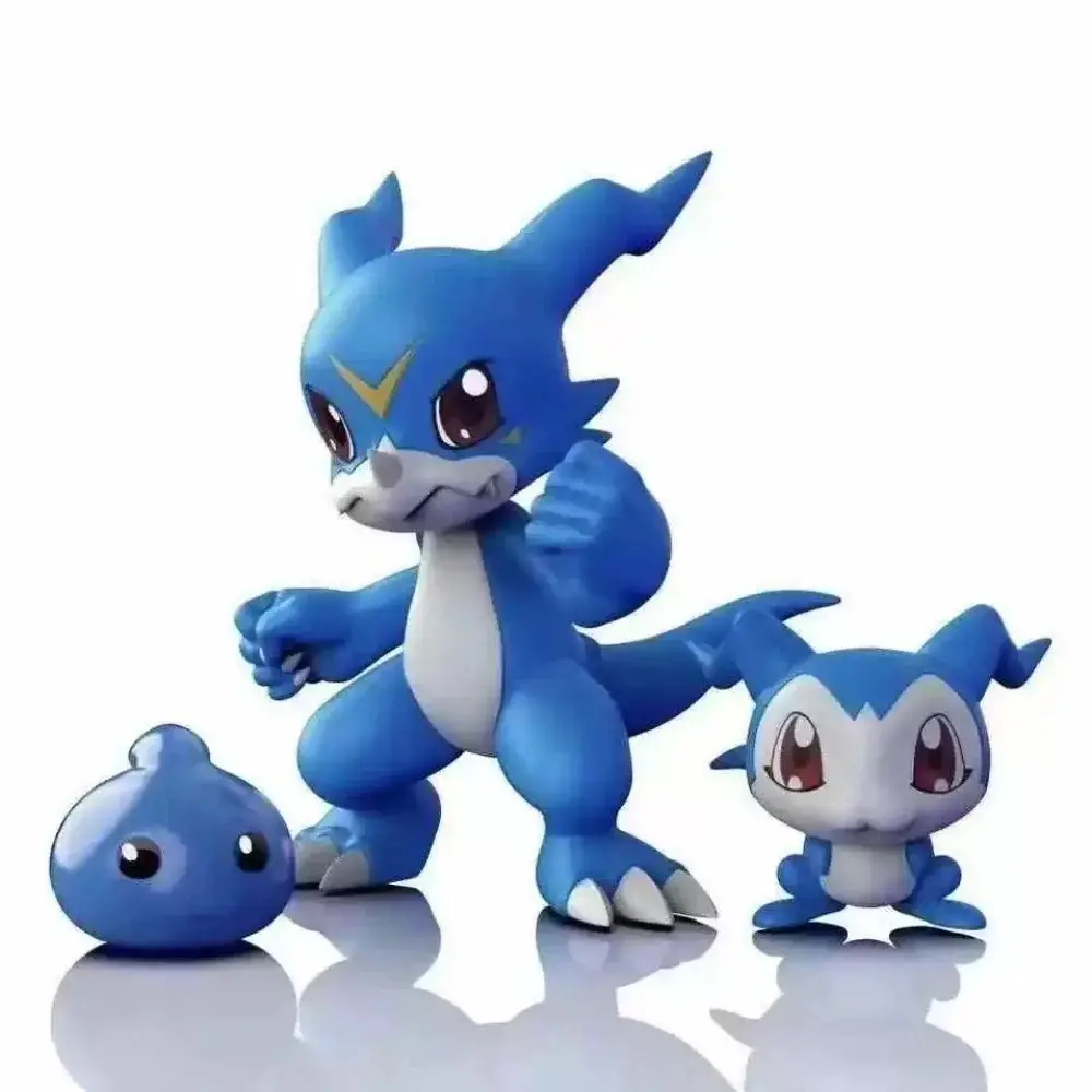 2-6cm Anime Digimon Adventure Figure V-mon Figure Gomamon Action Figures Pvc Collection Model Toys for Gifts