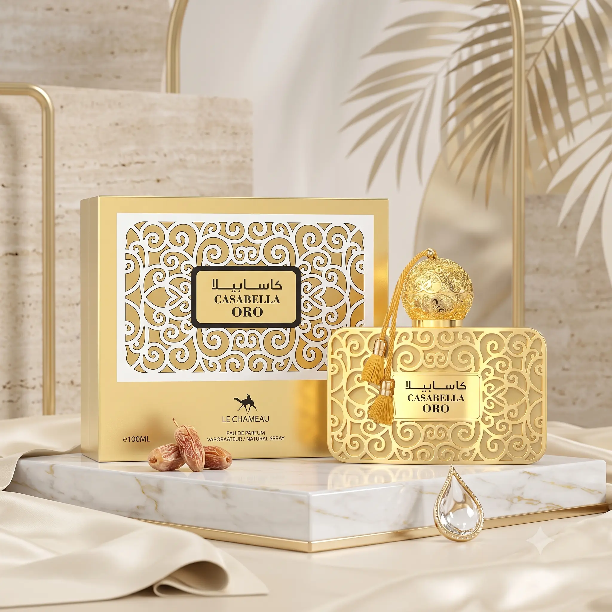 Le Chameau Casabella Oro Eau de Parfum for Women 100ml | Long Lasting Luxury Floral Fragrance
