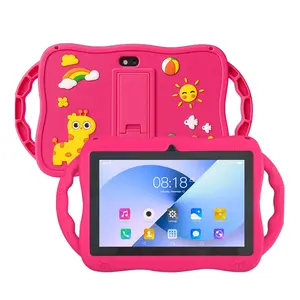 7 Inch Kids Tablet PC Android 13.0 4GB 64GB, Dual Camera 2mp+5mp, WiFi Bluetooth-compatible, Shockproof Case, Parental Control, Ideal Gift
