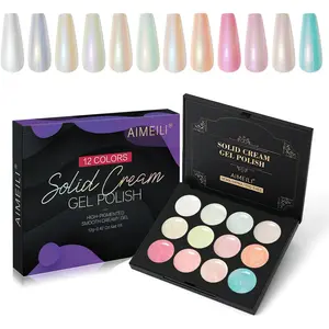 AIMEILI Hema Free Solid Cream Gel Nail Polish-GTKIT013