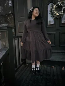 Charcoal Sweater Dress