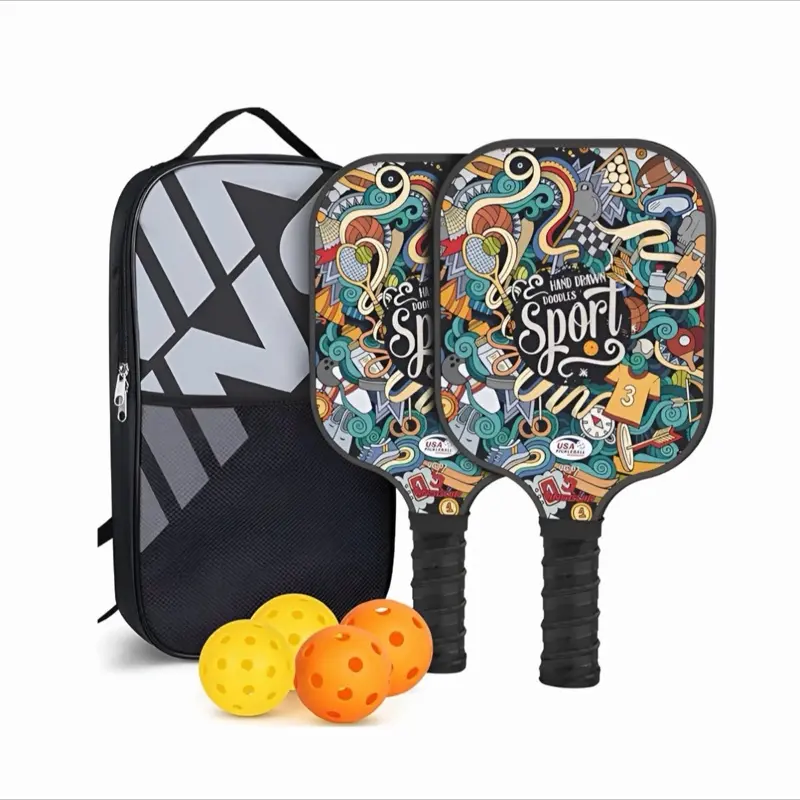 2 paddle pickleball set